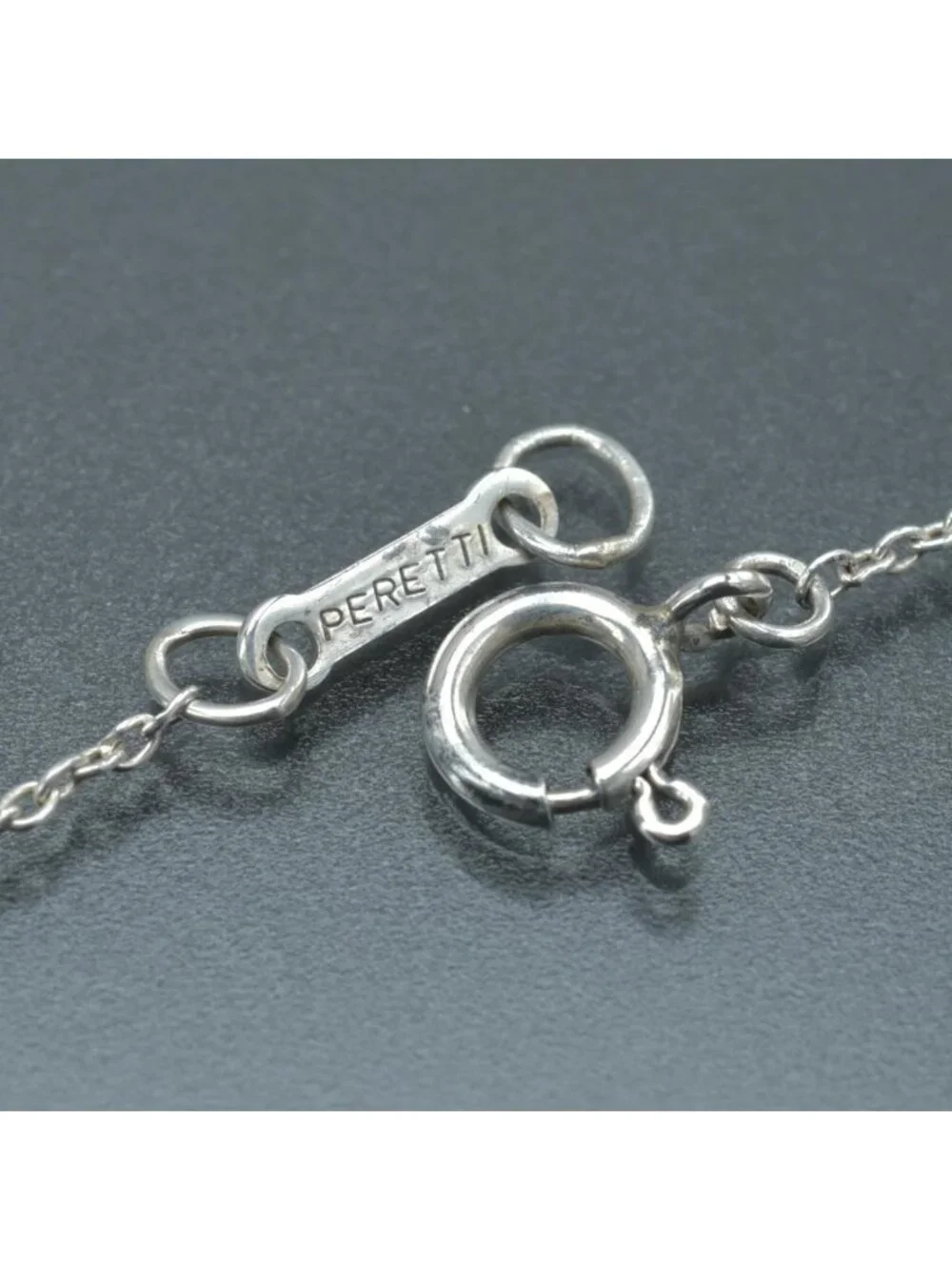 Tiffany & Co Bean S Necklace 925 Sterling Silver